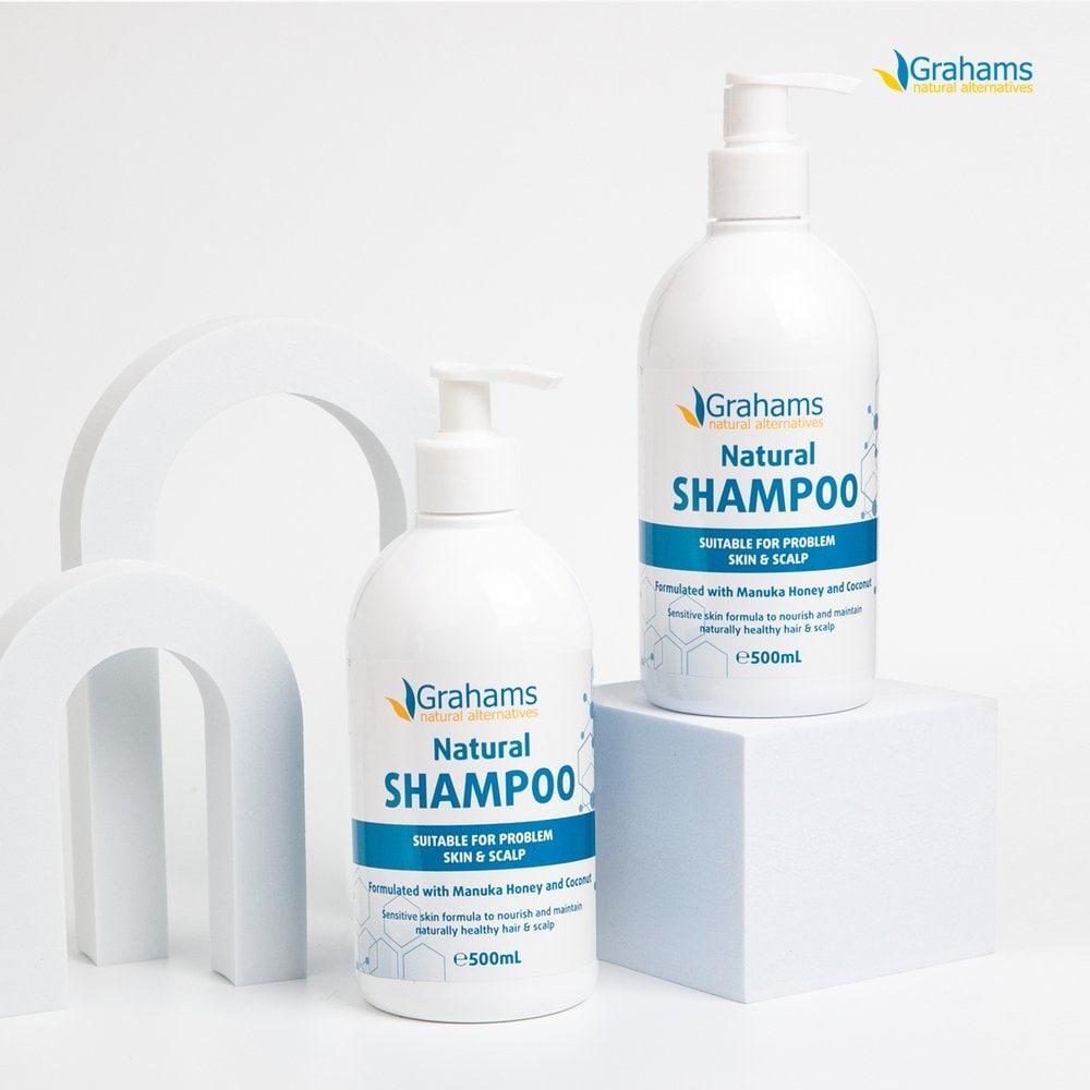 

Graham s Natural Shampoo 500mL_Dry Sensitive Scalp 99% Natural Ingredients