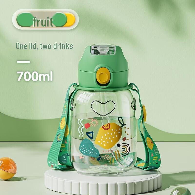 JEKO&JEKO Kids Dual-Drink Tritan Sports Water Bottle