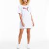 Puma Celebration Color Block Logo Printed Short Sleeve Dress Women Dresses White 585049-02