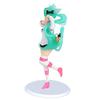 Anime Hatsune Miku Cat Ear Sitting Doll PVC Model Toy Collection Children's Perfect Gift Action Character High Quality