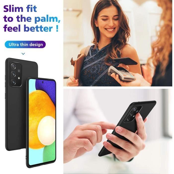 Samsung Galaxy A52 5G/4G Case Ultra Thin Premium TPU Premium Exact Fit/NO Bulkiness Soft Case for Samsung Galaxy A52 - Black