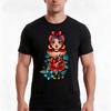Traditional Old School Tattoo Russian Doll Matryoshka TShirt Summer Casual Cotton Tee Oversized Streetwear Tops Cotton