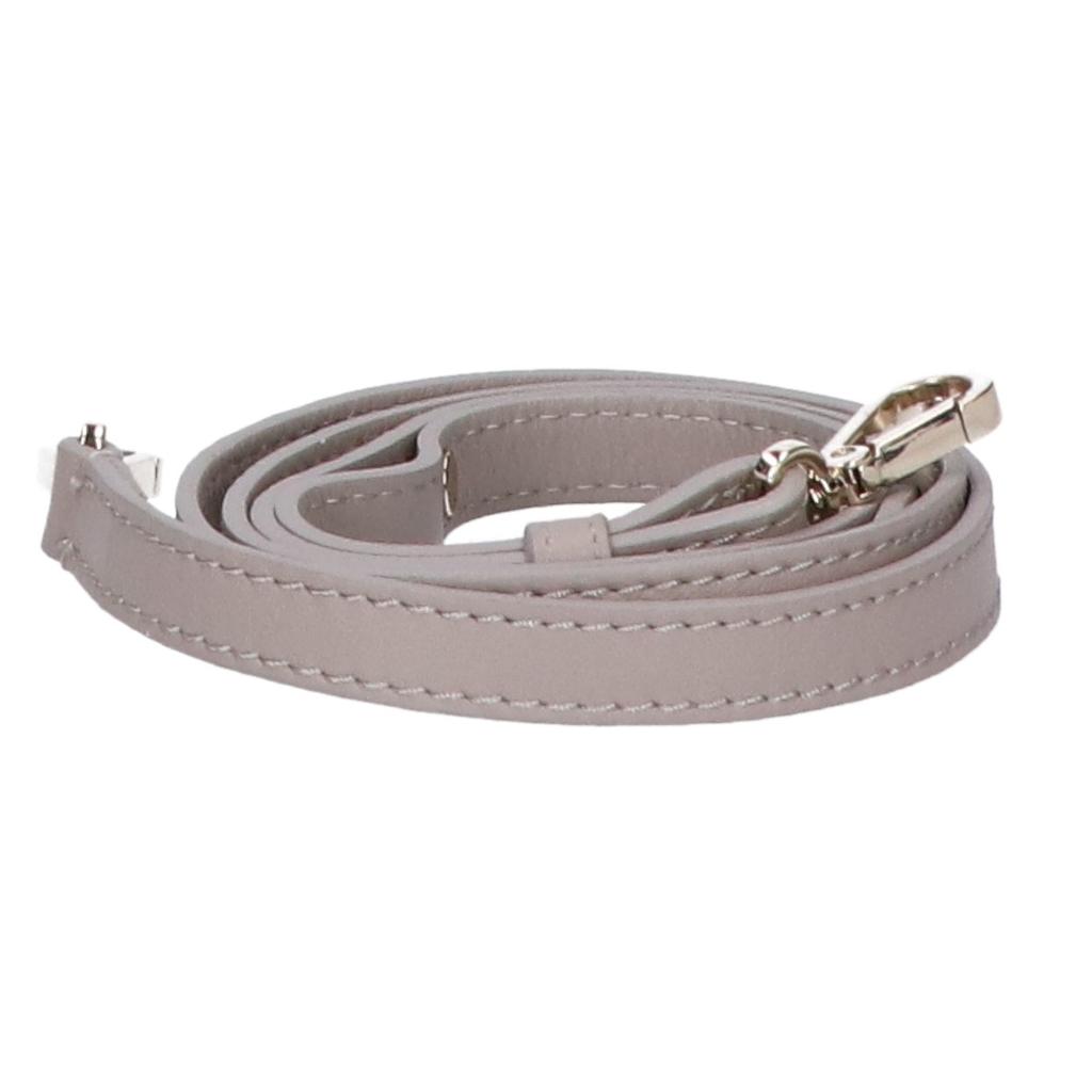 Helen Kaminski Cassia S Raffia X Leather 2-Way Shoulder Bag Tote Bag grayUsed