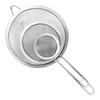 3PCS Stainless Steel Strainer for Soy Milk Bird's Nest Egg White Separation Flour Sifter Baking Tools Oil Filter Net