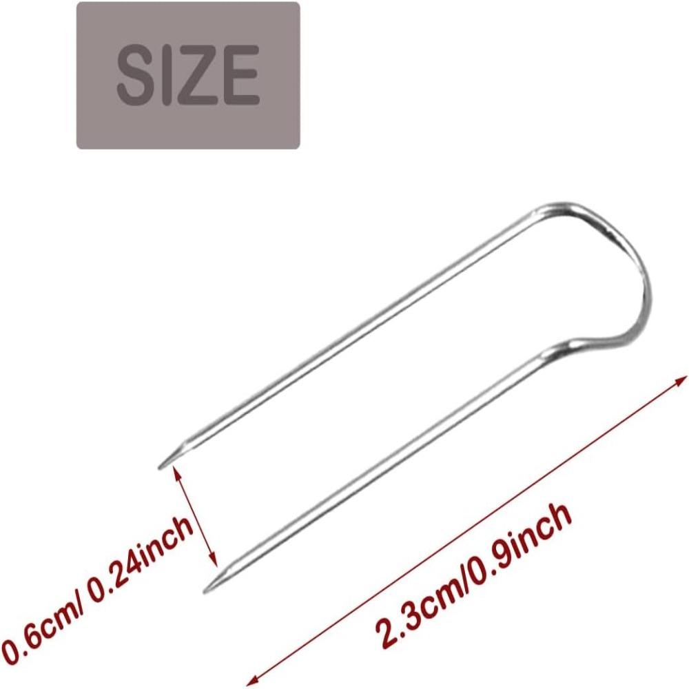 100Pcs Silver Floral Pins Stainless Steel Upholstery Pins Boxes of Pins Craft Pins  For Women