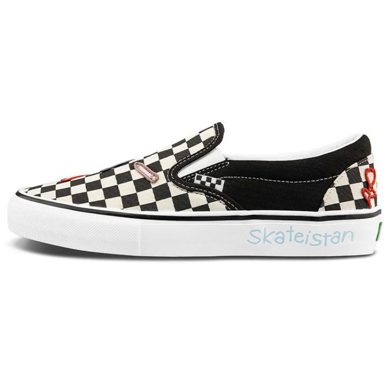 

Vans Skateistan X Vans Skate Slip On Checkerboard Vans VN0A5FCA89C 35