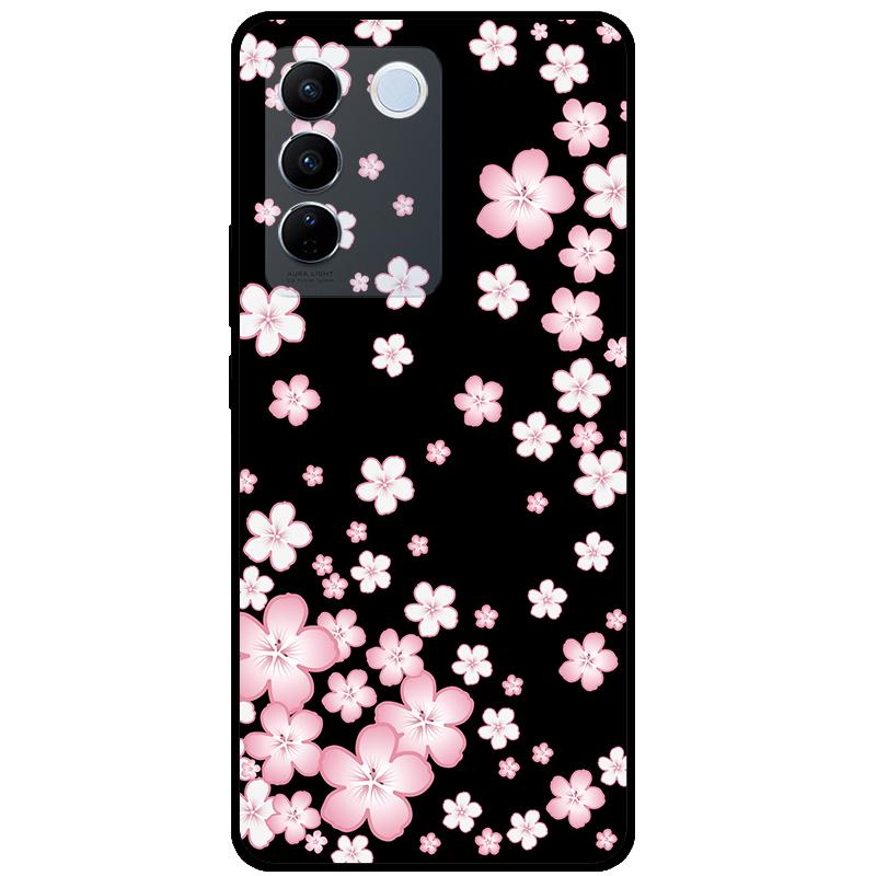 For Vivo V27E V2237 V27 Pro V2230 V 27 Case TPU Soft Silicone Marble Cat Shockproof Cases For Vivo V27 5G V27Pro Bag Funda Cover
