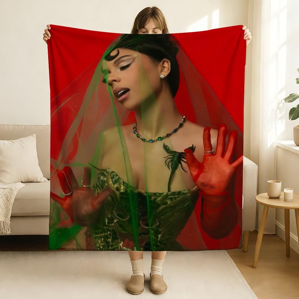 

Singer Mariah the Scientist Blanket Soft and Skin Friendly For Couch Bed Napping Bedspread All Seasons Comforter 75x100cm (30x40inch)