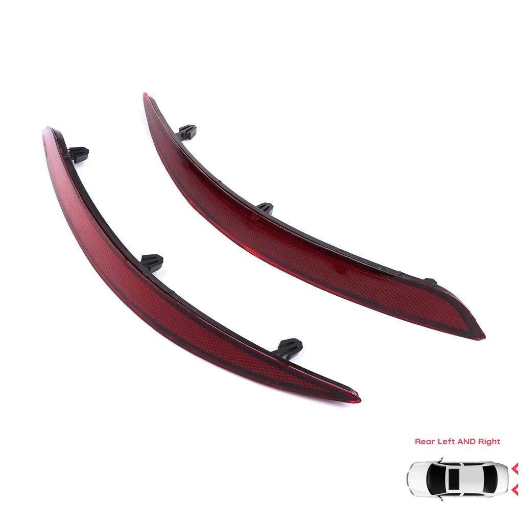 BSP1172 Rear Right Left Side Bumper Reflex Reflector for Fiat Tipo MK2 356 357 Egea 2015-On 4-Door Sedan 51998151 51998149