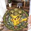 Japanese Pet Collecting Game E-vee Print Round Carpet for Living Room Bedroom Table Chair Sofa Home Decor Area Rug Luxury Gift