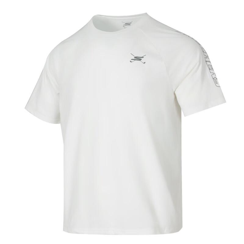 Skechers Knitted Round Neck Pullover Sports Breathable Quick-Dry T-Shirt Unisex Tops P226U036-0019 XS