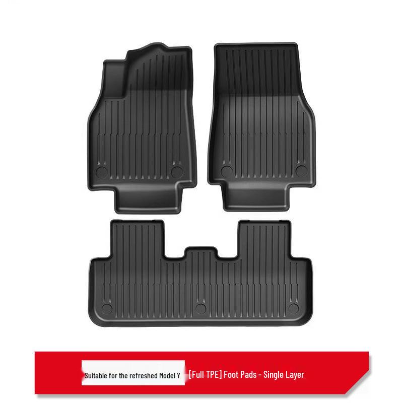 Tesla Model 3/Y TPE Full-Coverage Driver s Floor Mats