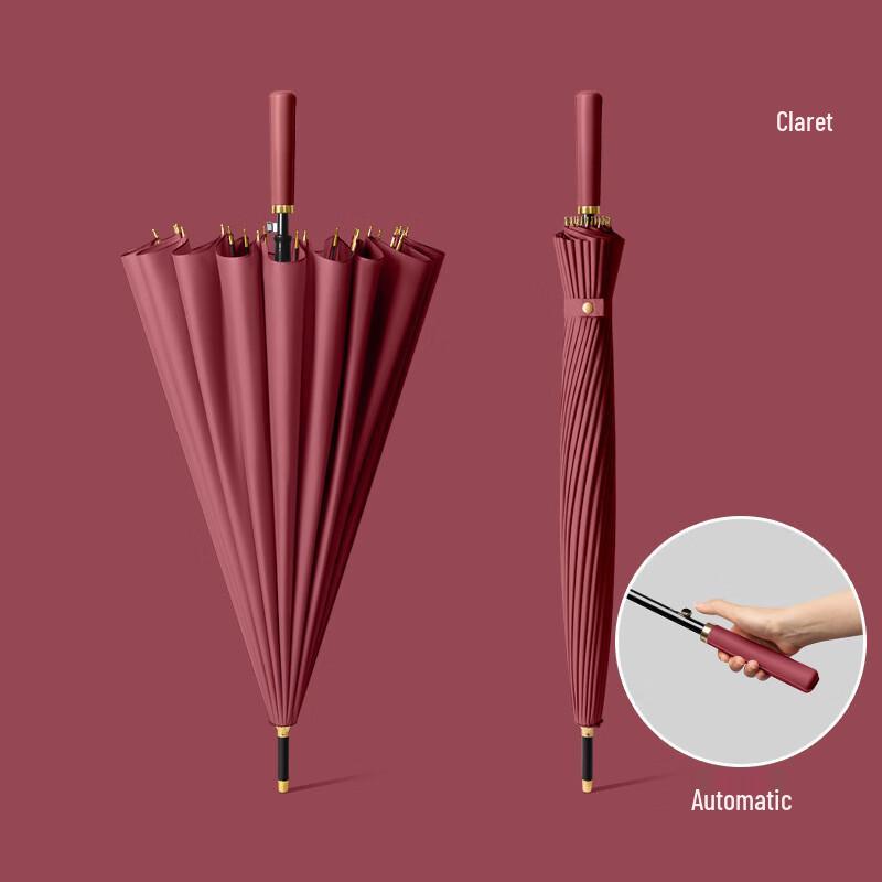 Extra Large 24-Rib Automatic Golf Umbrella