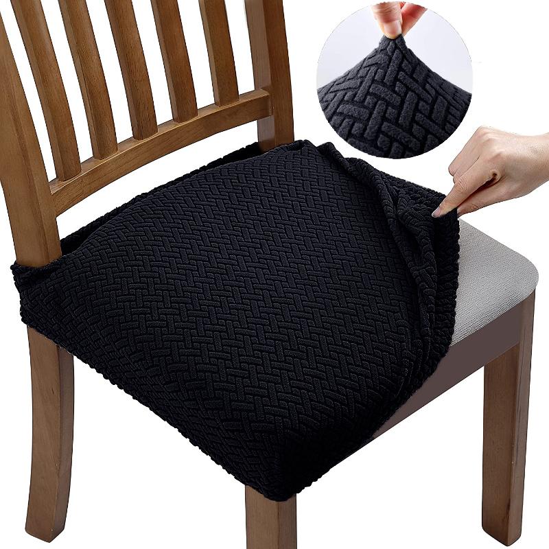 Removable Stretch Spandex Dining Chair Covers Durable Anti Dust Washable Seat Slipcovers For Restaurant Home Upholstery