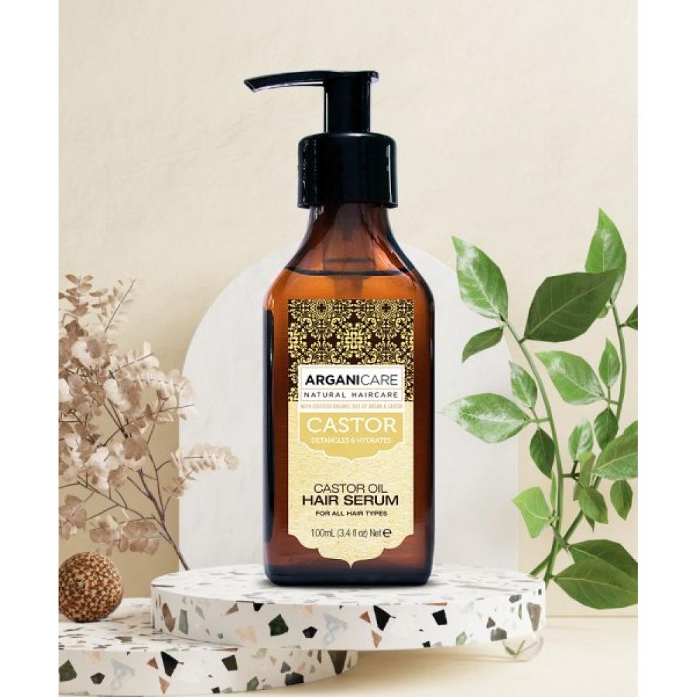 Arganicare Castor Argan Oil Hair Strengthening Hair Oil Serum 100ml NONE