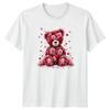 Floral Bear Valentines Day Holidays Unisexs TShirt Unisexs Tee Graphic Unisex Shirt
