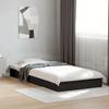 VidaXL Bed Frames Black 75x190 Cm Engineered Wood, Bedroom Furniture, Bed Base, Pallet Bed, Bed, Single Bed, 842078