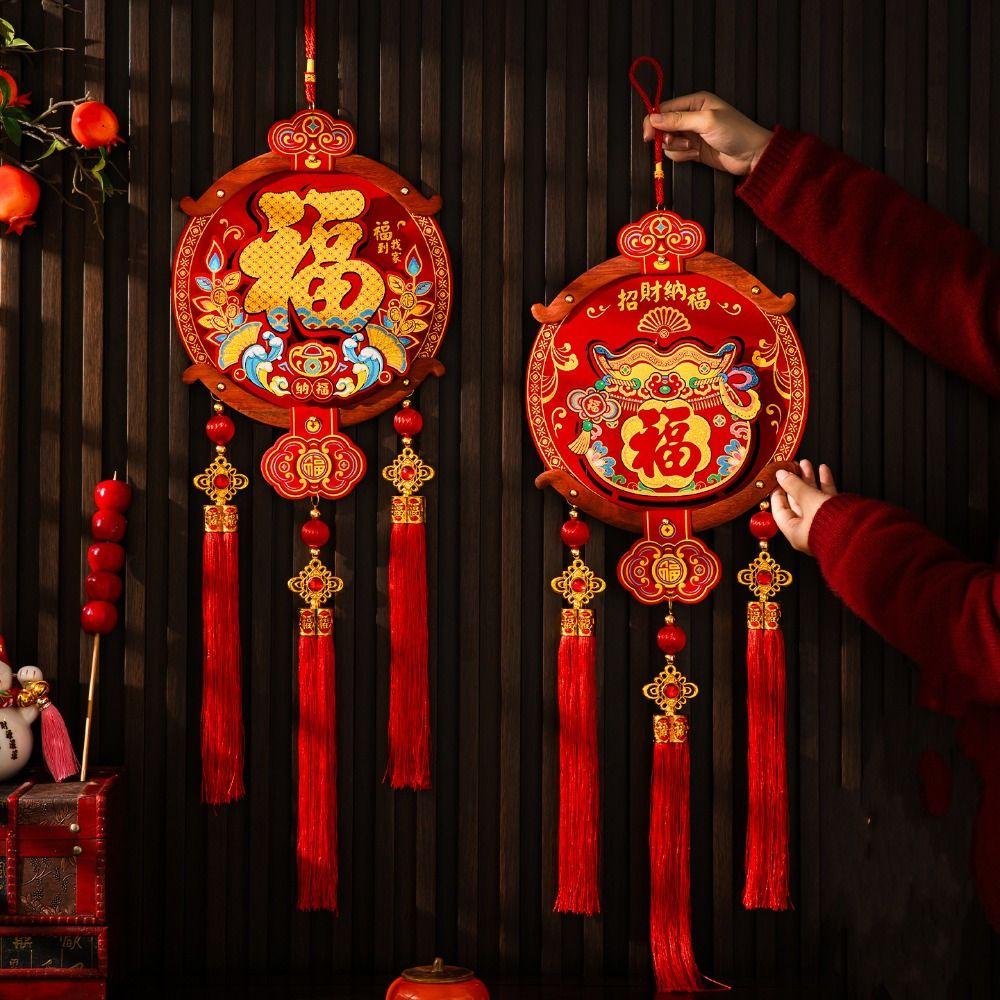 Traditional Spring Festival Door Decoration New Year Hanging Ornaments  Party Decoration