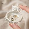 Ocean Theme Trinket Dish 3D Printed Conch Jewelry Tray, Sea Snail Bowl for Small Storage Tray Organizing Necklaces Earrings, Decorative Desk Organizer