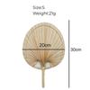 1pc Chinese Style Pure Hand Woven Craft Fan Summer Mosquito Repellent Fan Natural Palm Leaf Hand Shake Fan Home Decoration
