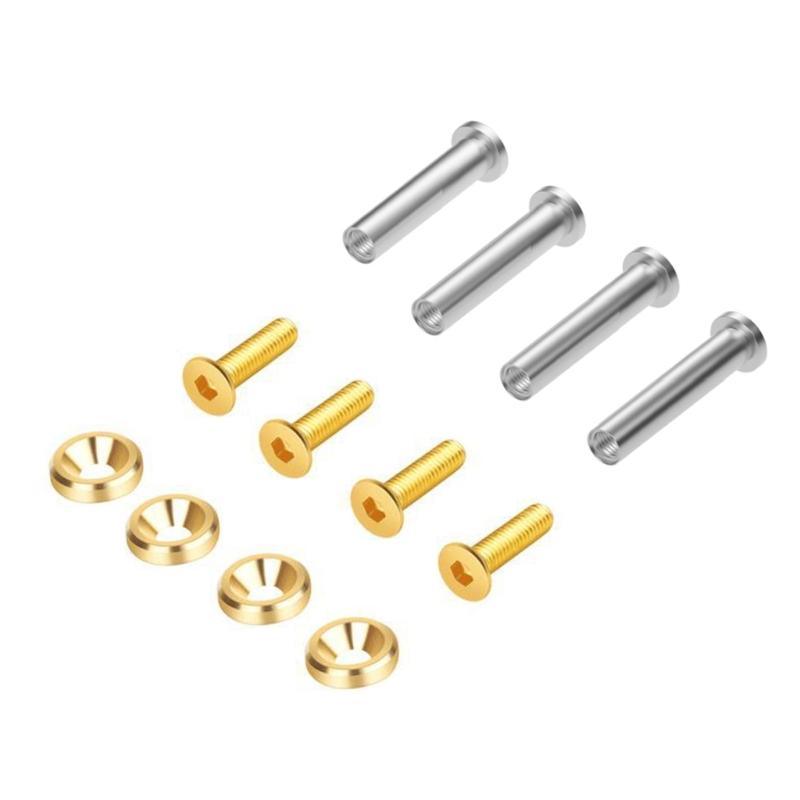 High Strength PC Cooling Fan Screws Universal Compatibility Toolless Installation for DIY Enthusiasts