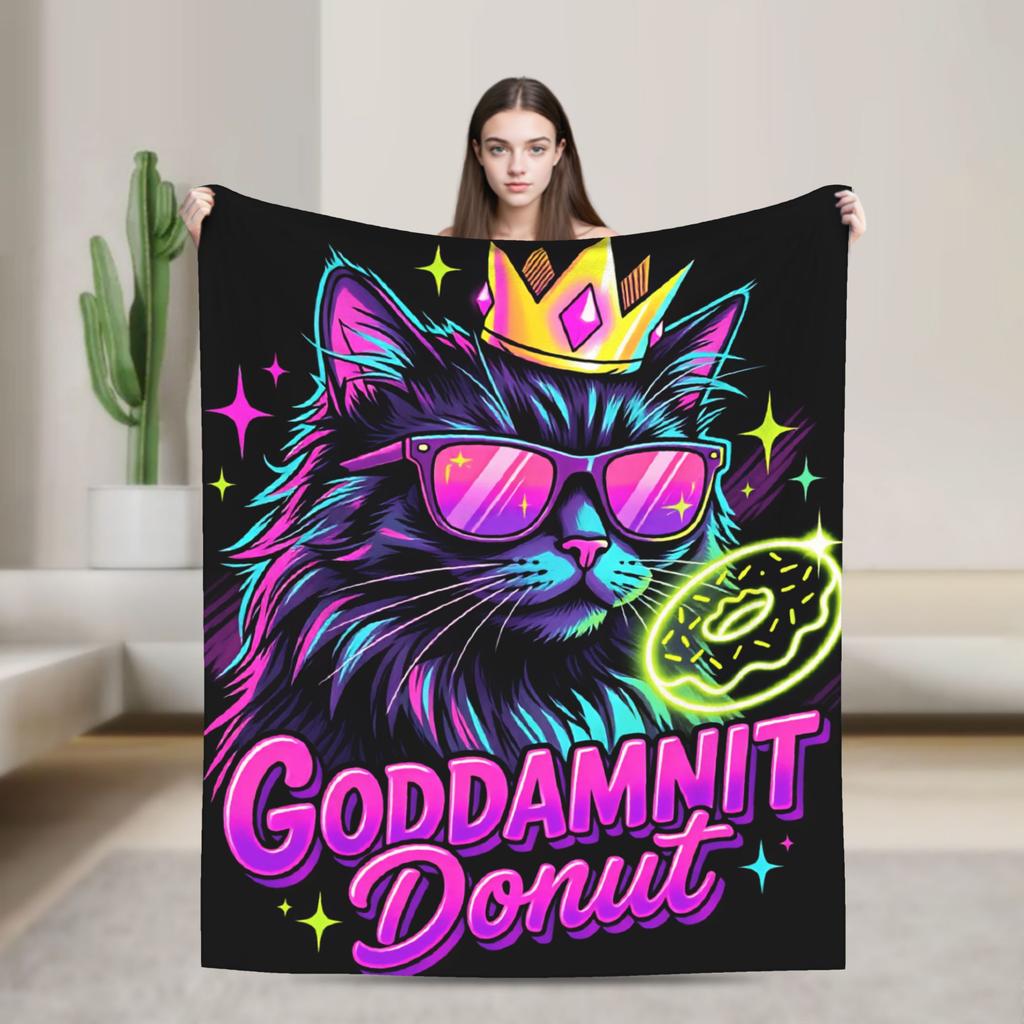 Super Soft Throw Blanket Travel Office Dungeon Crawler Carl Princess Donut Has Committed an Atrocity Blanket Sofa Bed Cover