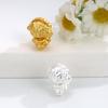 Sterling Silver 999 Little Sheep Beaded Flower Child DIY Jewelry Accessories