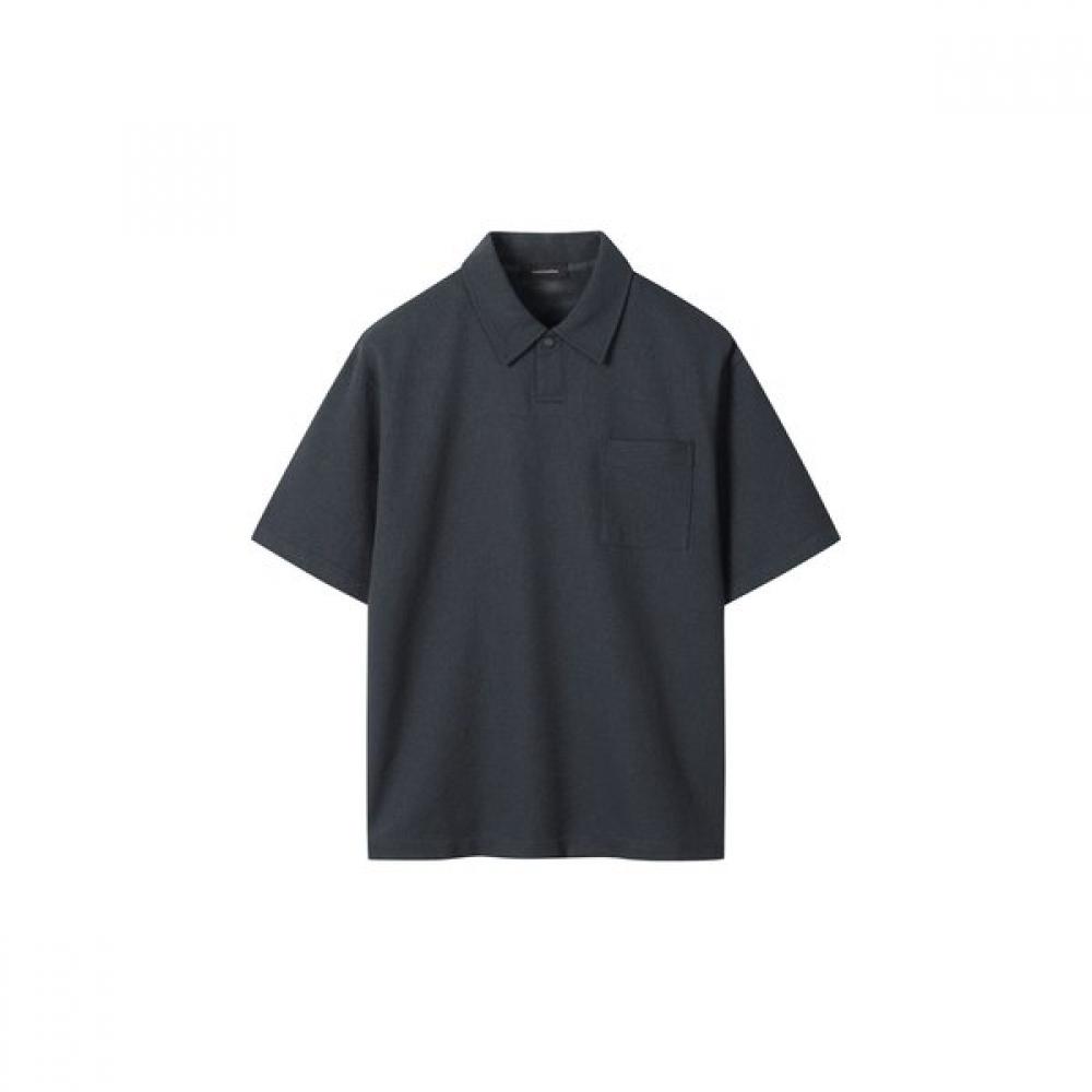 Customellow Gray Basic Polo Cwtam25512gyd 95