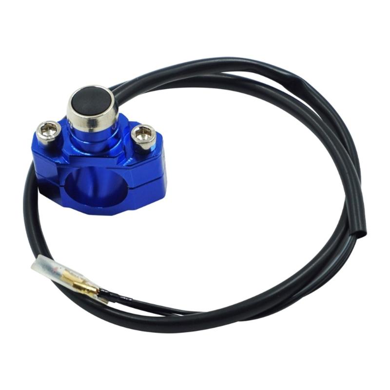 Motorcycle Handlebar Switch 22MM 7/8" Universal On/Off Button for Headlights Horns Power Cutoffs Aluminum Alloy Durable