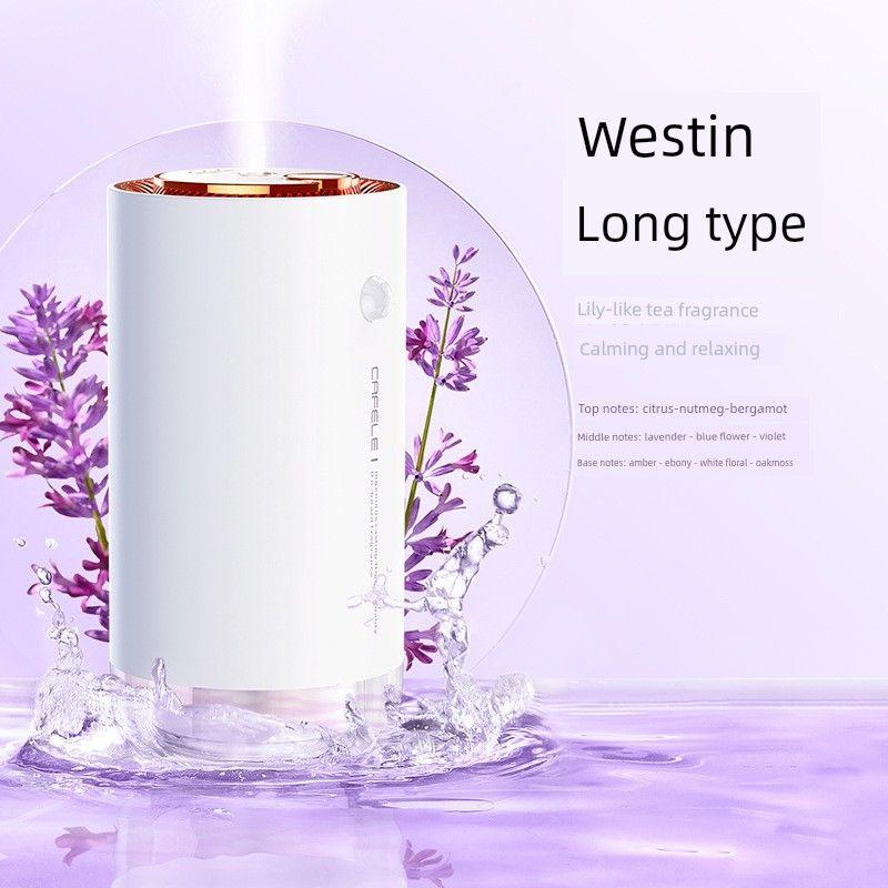 Smart Aromatherapy Machine Automatically Sprays Fragrance for Home Use, Long-Lasting and High-End, Car-Mounted Fragrance Essential Oil Diffuser Automatic Fragrance Machine + Westin Ocean 50ml