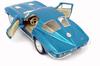KiNSMART 1963 Corvette Stingray Pullback Miniature Car 1/36 (Blue)