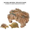 Resin Rockery Turtle Hide Rock Climbing Basking Habitat Cave for Landscape Decoration