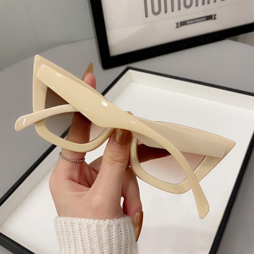 Big Frame Leopard Print Eyewear Punk Wide Legs Sun Glasses Fashion Cat Eye Sunglasses  Travel