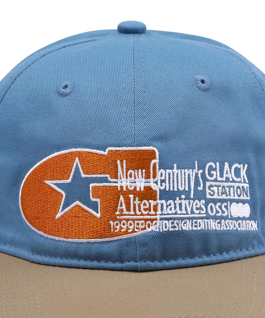 GLACK Gc061 Mechanics 6-Panel Cap (Light Blue)