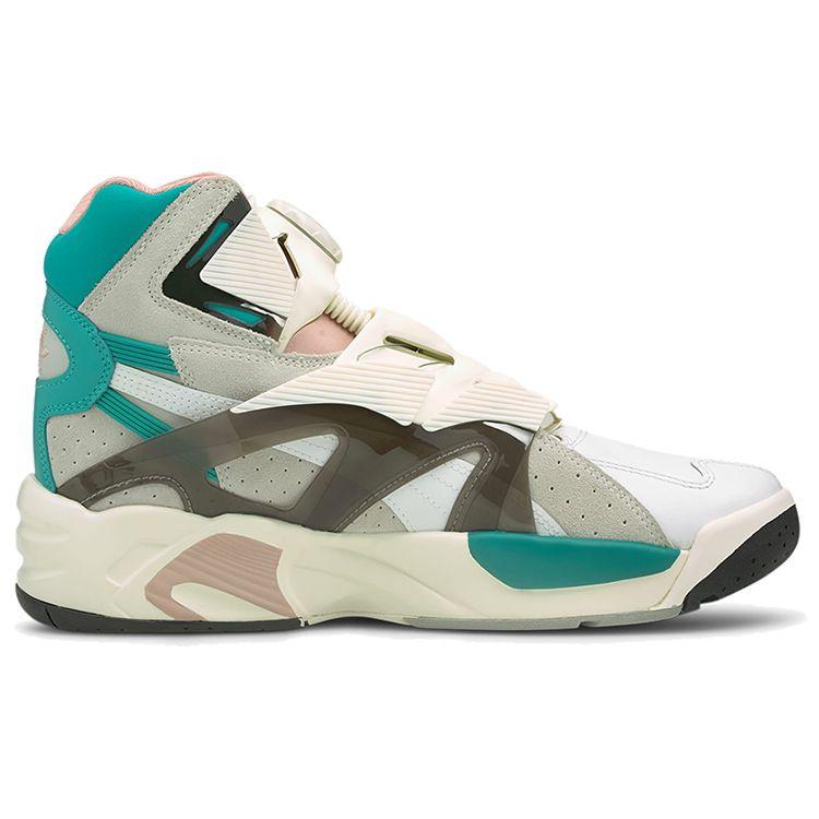 Puma Disc System Weapon Discstory High-Top Skate Shoes Pánské Skate Boty Khaki Šedá Zelená 374084-01