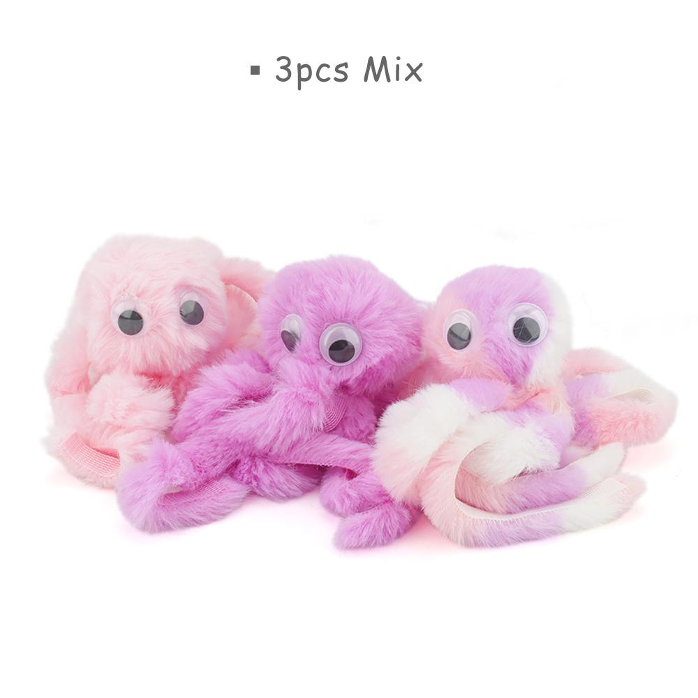 Small Kitten Octopus Plush Cat Toy Teaser Bite Interactive Play Squid Pet Toys