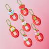 BT21 RJ Strawberry Party Mini Photo Holder Keyring