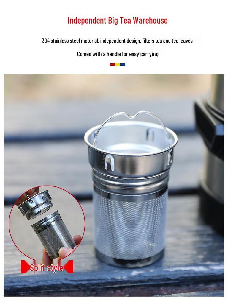 Extra velká venkovní 316 nerezová izolovaná cestovní termoska