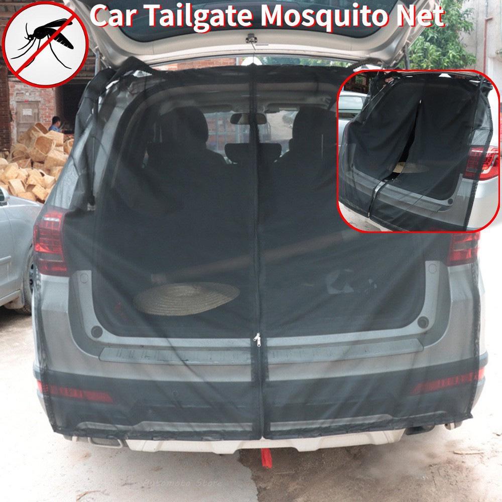 Moskitonetz für die Heckklappe des Autos: Selbstfahrender, Insektenschutz-Netzbeutel für Camping im Freien – Atmungsaktive Kofferraumabdeckung
