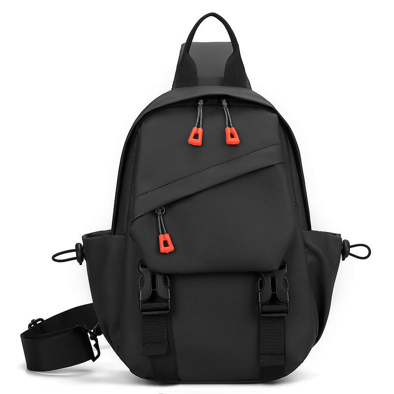 Fashion Chest Bag Men's Trend Multi Functional Leisure Shoulder Bag Large Capacity Cycling Sports Light Messenger Bag