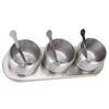 Seasoning Pot Set 304 Stainless Steel Condiment Spice Salt Sugar Pepper Bottle Container
