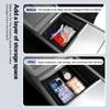For Tesla Model 3 Highland 2025 Center Console Storage Box Flocking Car Central Armrest Tray Organizer Accessories Tidying