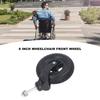Rolstoel Voorwiel 8 Inch Universeel PU Naaf Massief Wiel Rollator Walker Vervangend Zwenkwiel