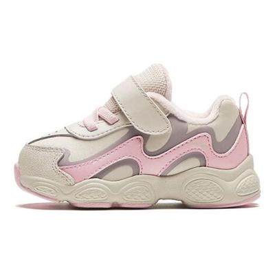Comfortable Durable Breathable Low-Top Walking Shoes Baby Shoes Pink White A322340086-1