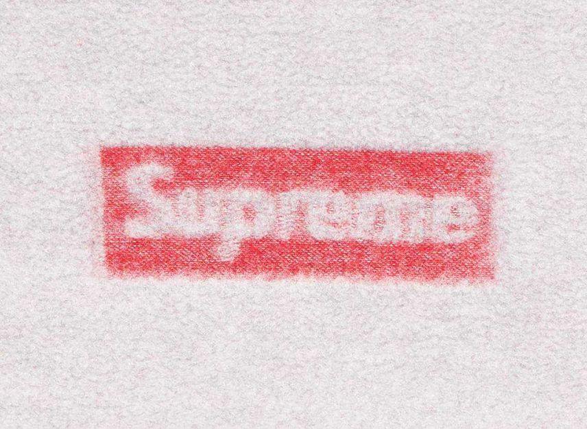 Supreme Inside Out Box Logo Hooded Sweatshirt Heather Grey