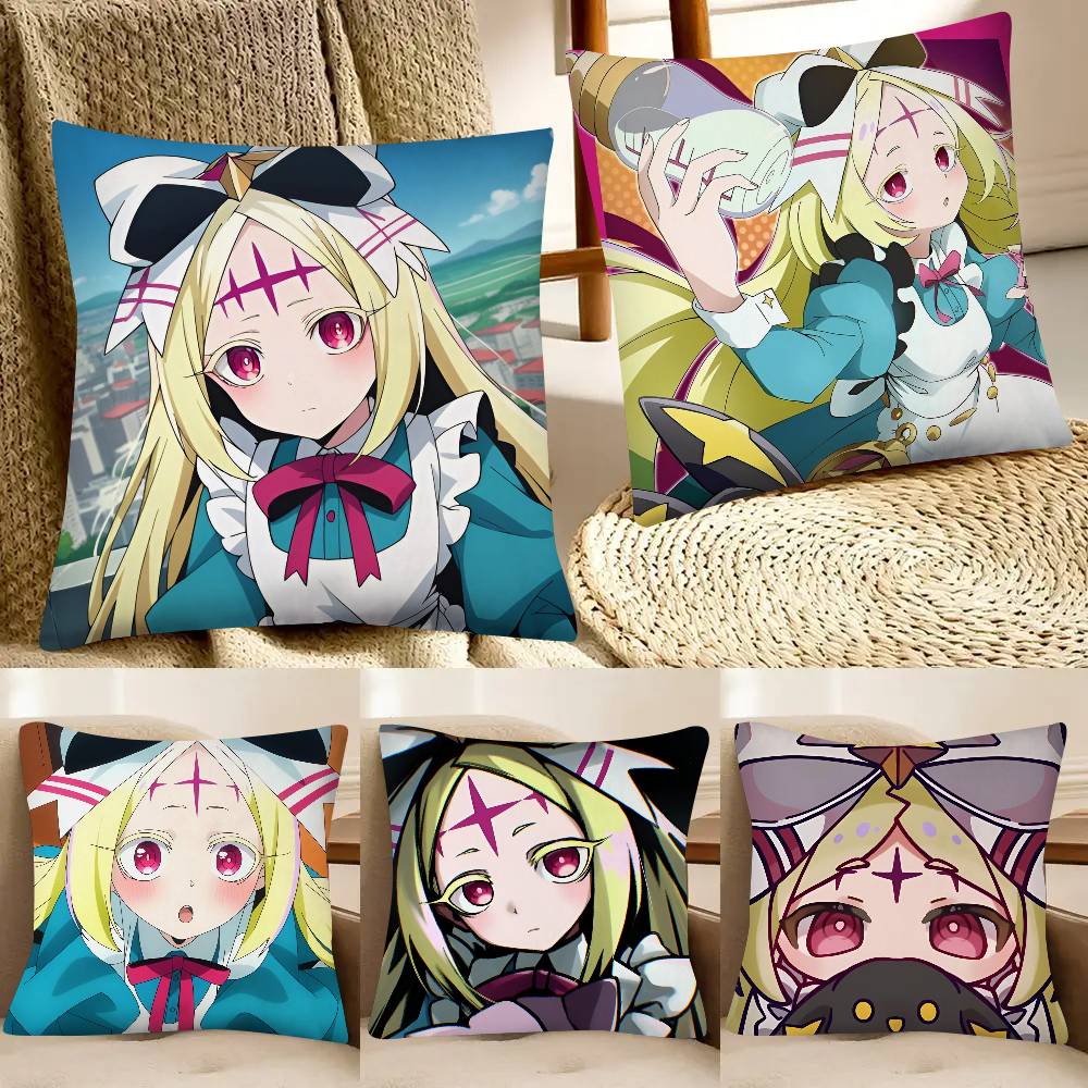 Anime Mahou Shoujo Ni Akogarete Morino Korisu Pillow Case Fashion Square Pillowcase Bedroom Sofa Room Ins Decoration Leisure