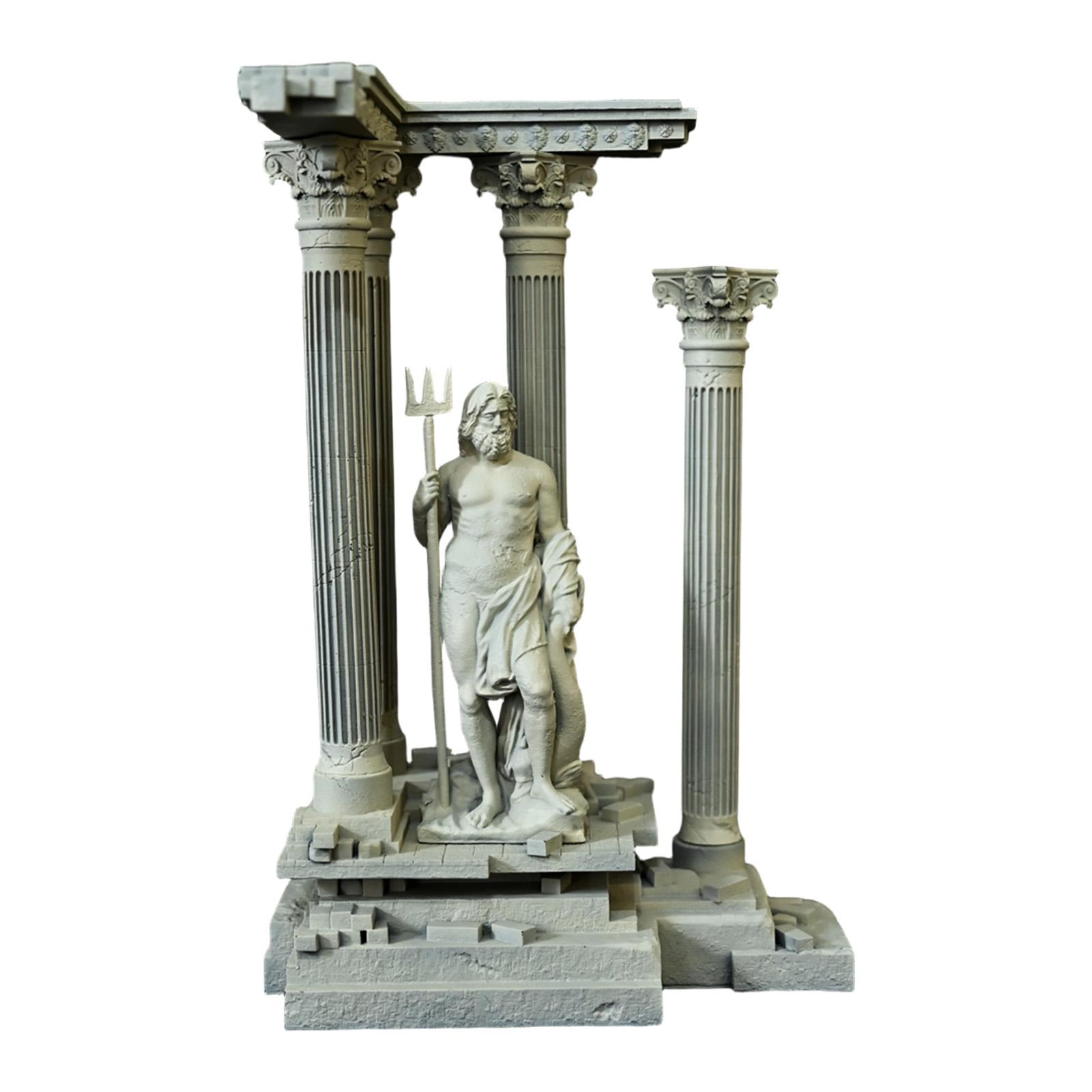 Aquarium Decor Roman Column Resin Ornaments