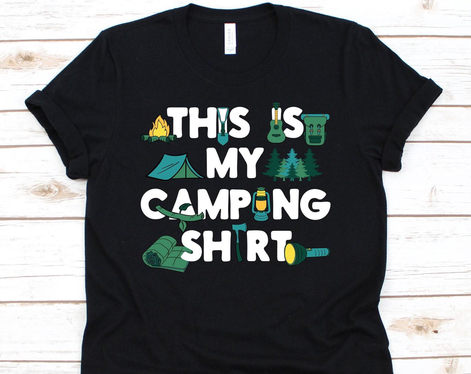 This Is My Camping Shirt, Camping Shirt, Hiking Shirt, Funny Camping Shirt, Camping, Camp Shirt, Camping Gift, Camper Tees 3XL