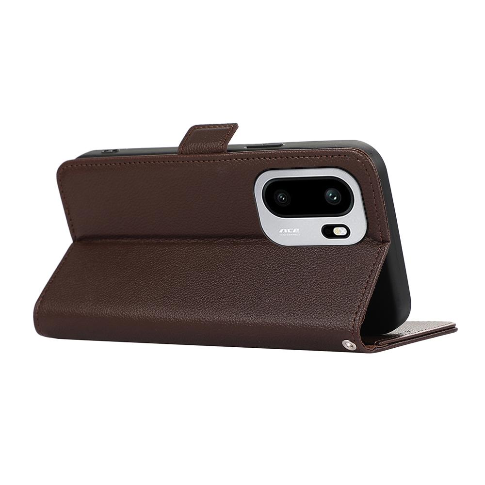 ABEEL For OnePlus 15R 5G/Ace 6T 5G/Ace 6 5G Case Litchi Texture Leather RFID Blocking Phone Cover