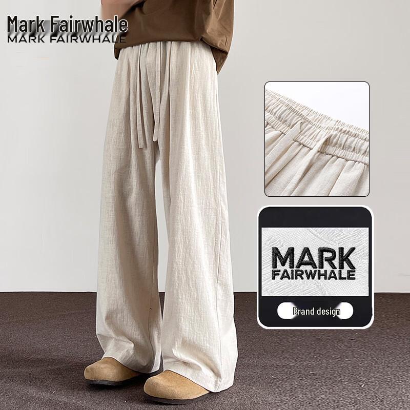 Mark Fairwhale Men s Summer Straight Leg Casual Trousers 2XL